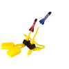Lean Toys Geltonas Putų Raketų Paleidimo Rinkinys Sode