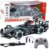Lean Toys Nuotoliniu būdu valdomas lenktyninis automobilis su dūmų efektu