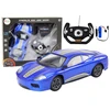 Lean Toys Mėlynas nuotolinio valdymo automobilis 1:16 su šviesomis