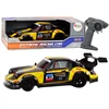 Lean Toys Automobilis su nuotolinio valdymo pultu, geltonas
