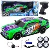 Lean Toys Nuotoliniu būdu valdomas sportinis automobilis su šviesos efektais ir dreifu