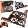 Lean Toys Nuotoliniu būdu valdomas keturkojis dronas 22 × 22 cm