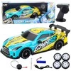 Lean Toys Nuotoliniu būdu valdomas sportinis automobilis su šviesos efektais