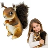 Lean Toys Pliušinis žaislas - ruda voverė, 22 cm