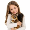 Lean Toys Pliušinis žaislas - ruda voverė, 22 cm
