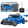 Lean Toys MĖLYNAS DŪMUS SKLEIDŽIANTIS RC AUTOMOBILIS 1:20