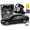 Lean Toys NUOTOLINIU BŪDU VALDOMAS BMW M3 SU VAIRU, GARSU IR ŠVIESOMIS – 2.4G, 1:18