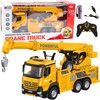 Lean Toys Nuotoliniu būdu valdomas krano kabliukas RC 2.4G 9CH geltona