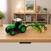 Lean Toys Traktorius su grėbliu 1:24