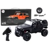 Lean Toys Juodas nuotoliniu būdu valdomas 4x4 visureigis 2.4G RC