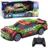 Lean Toys Nuotolinio valdymo lenktyninis automobilis su šviečiančiu korpusu 27MHz