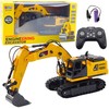 Lean Toys Nuotoliniu būdu valdomas RC ekskavatorius 9CH 2.4G