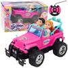 Lean Toys Nuotoliniu būdu valdomas automobilis rožinis 1:16