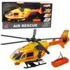 Lean Toys Gelbėjimo sraigtasparnis su šviesomis ir garsais oranžinis 1:12