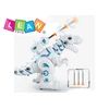 Lean Toys Interaktyvus dinozauras robotas su LED šviesa ir smiginio paleidikliu