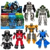 Lean Toys Robot Military Vehicle 2 in 1 Figure Tank Fighter Hovercraft