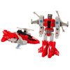 Lean Toys Robotas-sraigtasparnis X-Warrior, 2in1, raudonas