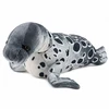Lean Toys Pliušinis ruonis, pilkas, 50 × 30 × 25 cm