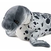 Lean Toys Pliušinis ruonis, pilkas, 50 × 30 × 25 cm