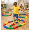 Lean Toys Jutiminis Balansas Sujungiamų Takelių Rinkinys 16 Dėžių + 4 Jungtys