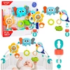 Lean Toys Sensory Arch with Elephant for Crib, Car Seat, Stroller, Mirror, Rattle