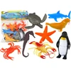 Lean Toys 10 Jūros Gyvūnų Figūrėlių Rinkinys