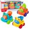 Lean Toys Žaisliniai statybiniai automobiliai vaikams 3 vnt.