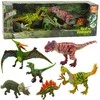 Lean Toys Dinozaurų Figūrėlių Rinkinys su Judančiomis Dalimis, 6 vnt.