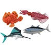 Lean Toys Jūros gyvūnų figūrėlių rinkinys (4 vnt.)