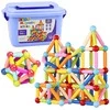 Lean Toys Magnetinių detalių rinkinys 166 vnt.