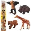 Lean Toys Realistiškos laukinių gyvūnų figūrėlės 6-9 cm, 4 vnt.