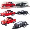Lean Toys Visureigių Rinkinys su Automobilių Priekaba ir Sportiniu Automobiliu 58,5 cm