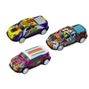 Lean Toys 25 dalių automobilių ir kelio ženklų rinkinys lagamine