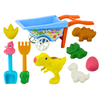 Lean Toys Dinozaurų Motyvo Smėlio Žaislų Komplektas su Laistytuvu