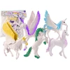 Lean Toys Vienaragio ir Pegaso Figūrėlių Rinkinys, 6 vnt.
