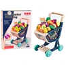 Lean Toys Vaikiškas pirkinių vežimėlis tamsiai mėlynas