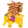 Lean Toys Balansavimo žaidimas su dramblio formos pagrindu, 61 vnt.