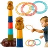 Lean Toys Įgūdžių žaidimas vaikams „Kapibarų lankai“ 5 lygiai