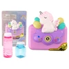Lean Toys Muilo burbulų mašina su vienaragiu
