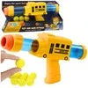Lean Toys Putplasčio kamuoliukų šautuvas autobusėlis 26.5 cm