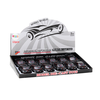 Lean Toys Juodas metalinis sportinis automobilis 1:32