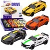 Lean Toys Žaislinis lenktyninis automobilis su šviesomis ir garsais, 17.5 cm