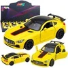 Lean Toys Metalinė sportinė mašina 1:32 geltona