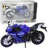 Lean Toys SPORTINIS MOTOCIKLAS METALINIS TAMSIAI MĖLYNAS R1 1:12