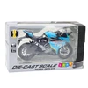 Lean Toys Sportinis metalinis motociklo modelis 1:12 su šviesomis ir garsais
