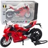 Lean Toys SPORTINIS MOTOCIKLAS IŠ METALO – RAUDONAS 1:12