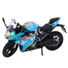 Lean Toys Sportinis metalinis motociklo modelis 1:12 su šviesomis ir garsais