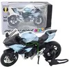 Lean Toys Metalinis sportinio motociklo modelis 1:12
