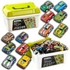 Lean Toys Automobilių rinkinys lagamine – 30 vnt.