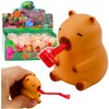 Lean Toys Minkštas kapibara su trimitėliu 7 cm